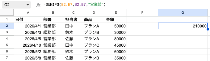 02 formula sumifs basic