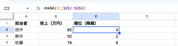 02 formula rank basic