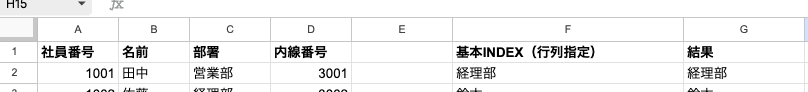 03 result index basic