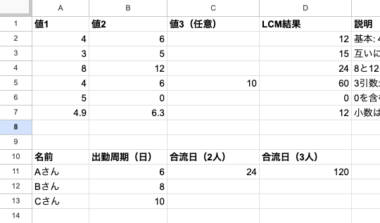 04 result lcm schedule